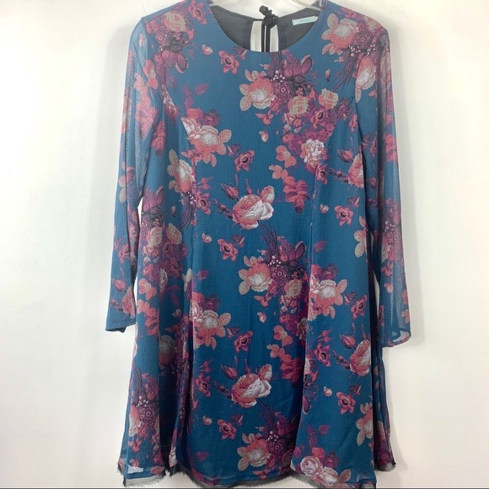 Kimchi Blue Blue Floral Tunic‎ Top Dress